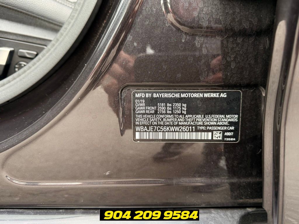Used 2019 BMW 540i xDrive w/ Convenience Package AWD/4WD image 23