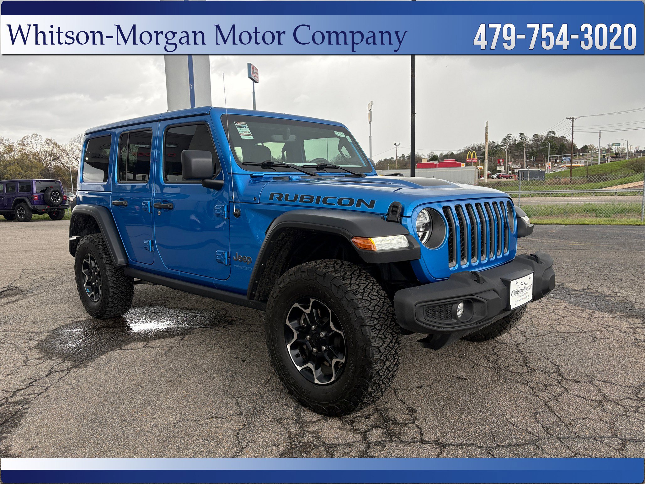 Used 2022 Jeep Wrangler Unlimited Rubicon 4xe w/ Cold Weather Group image 3
