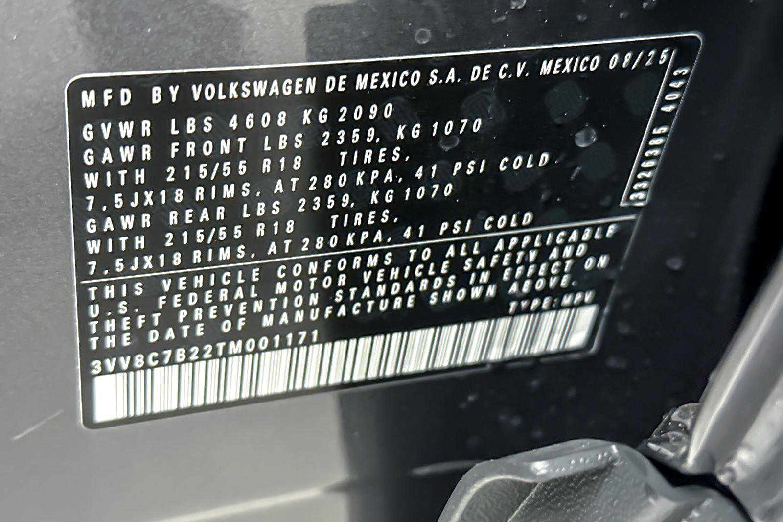 New 2026 Volkswagen Taos S image 26