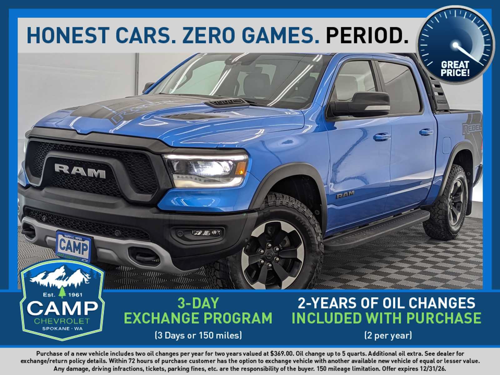 Used 2022 RAM 1500 Rebel w/ Off Road Group