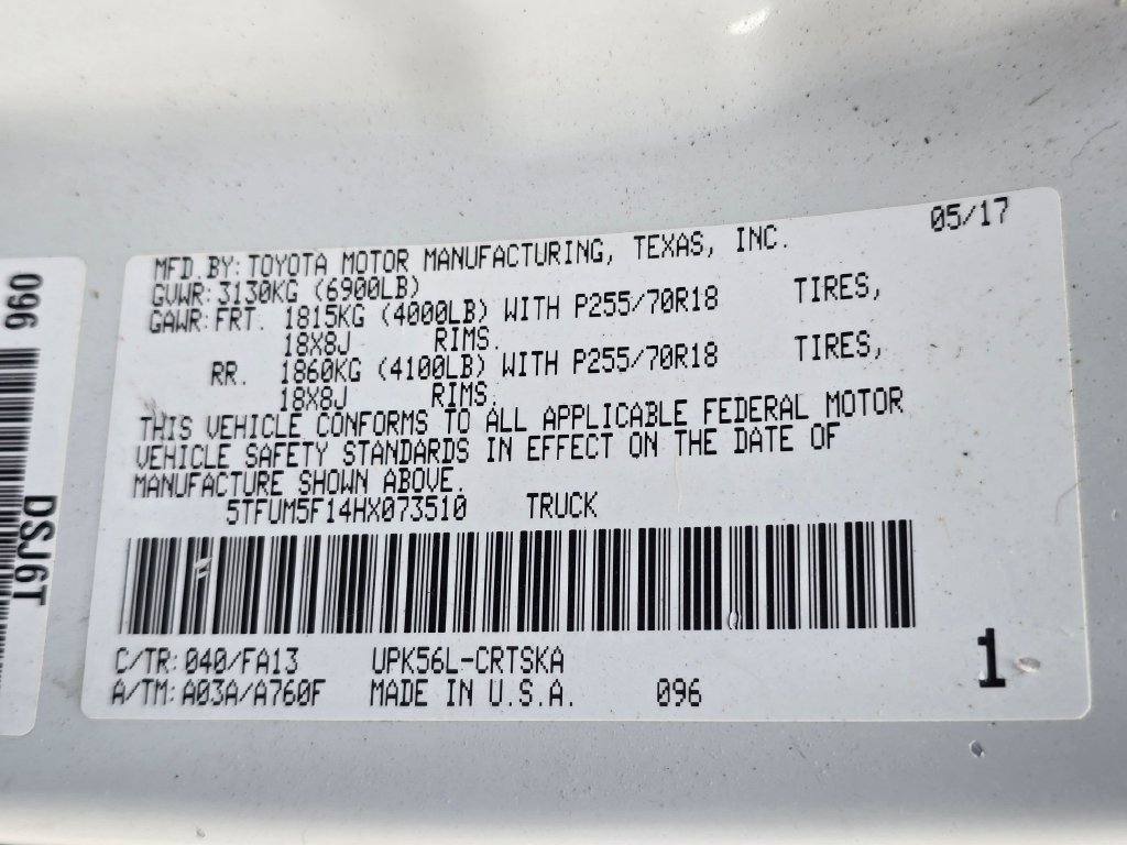 Used 2017 Toyota Tundra SR AWD/4WD image 33