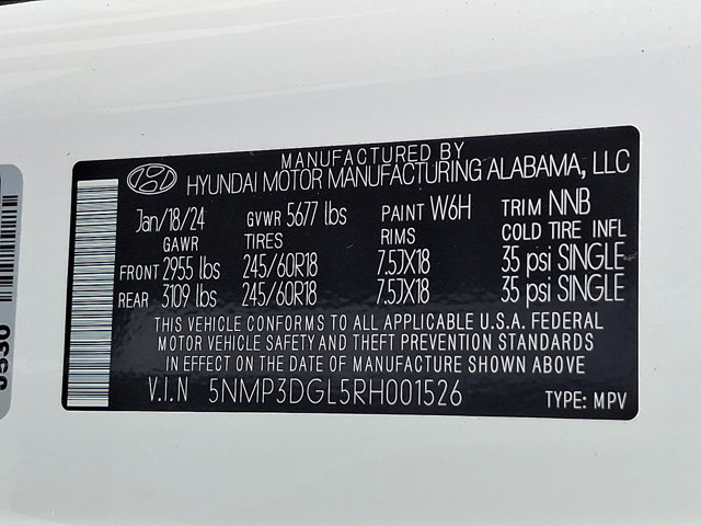 Certified 2024 Hyundai Santa Fe XRT AWD/4WD image 26