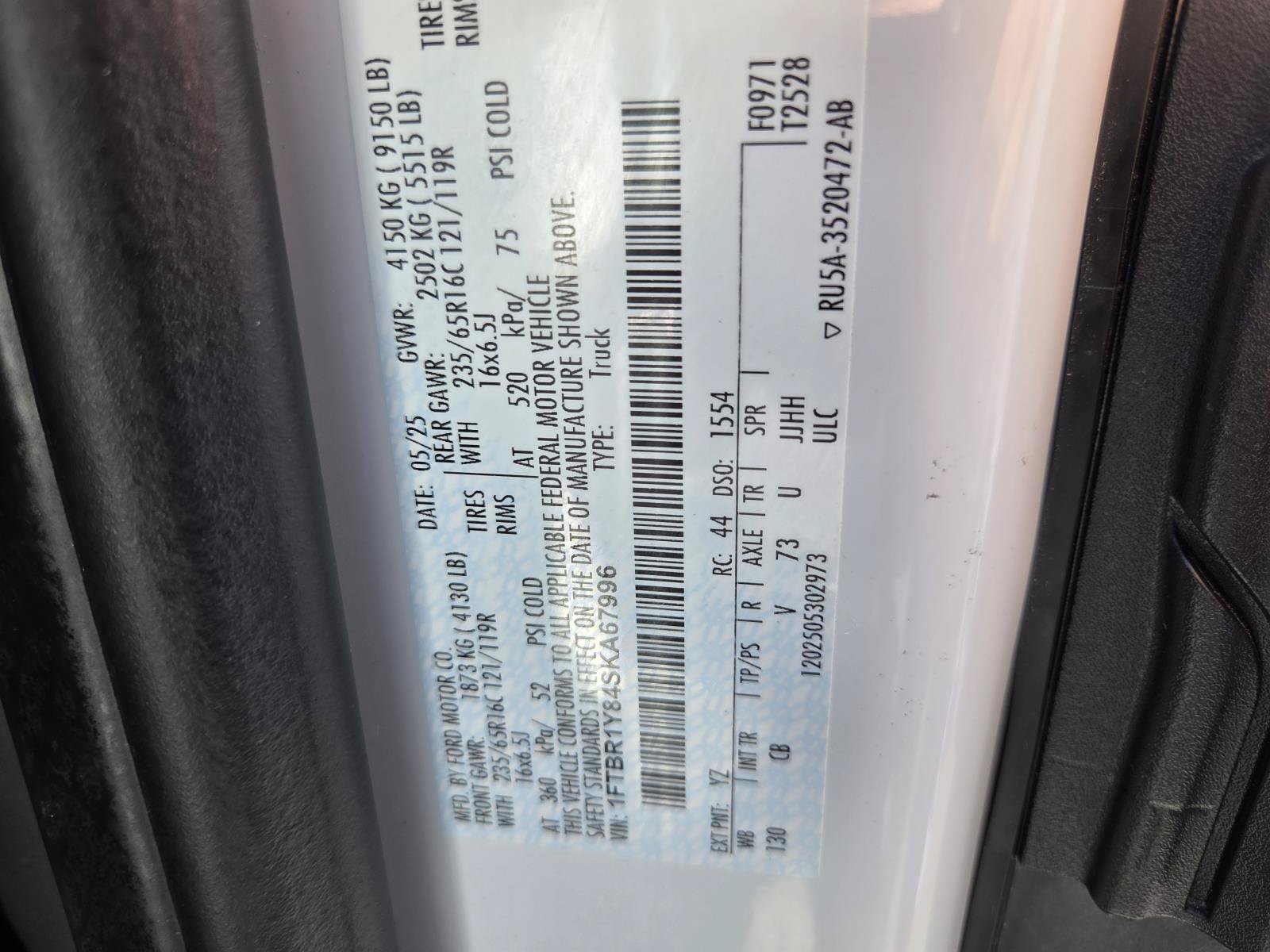 Used 2025 Ford Transit 250 Low Roof w/ Exterior Upgrade Package RWD image 28