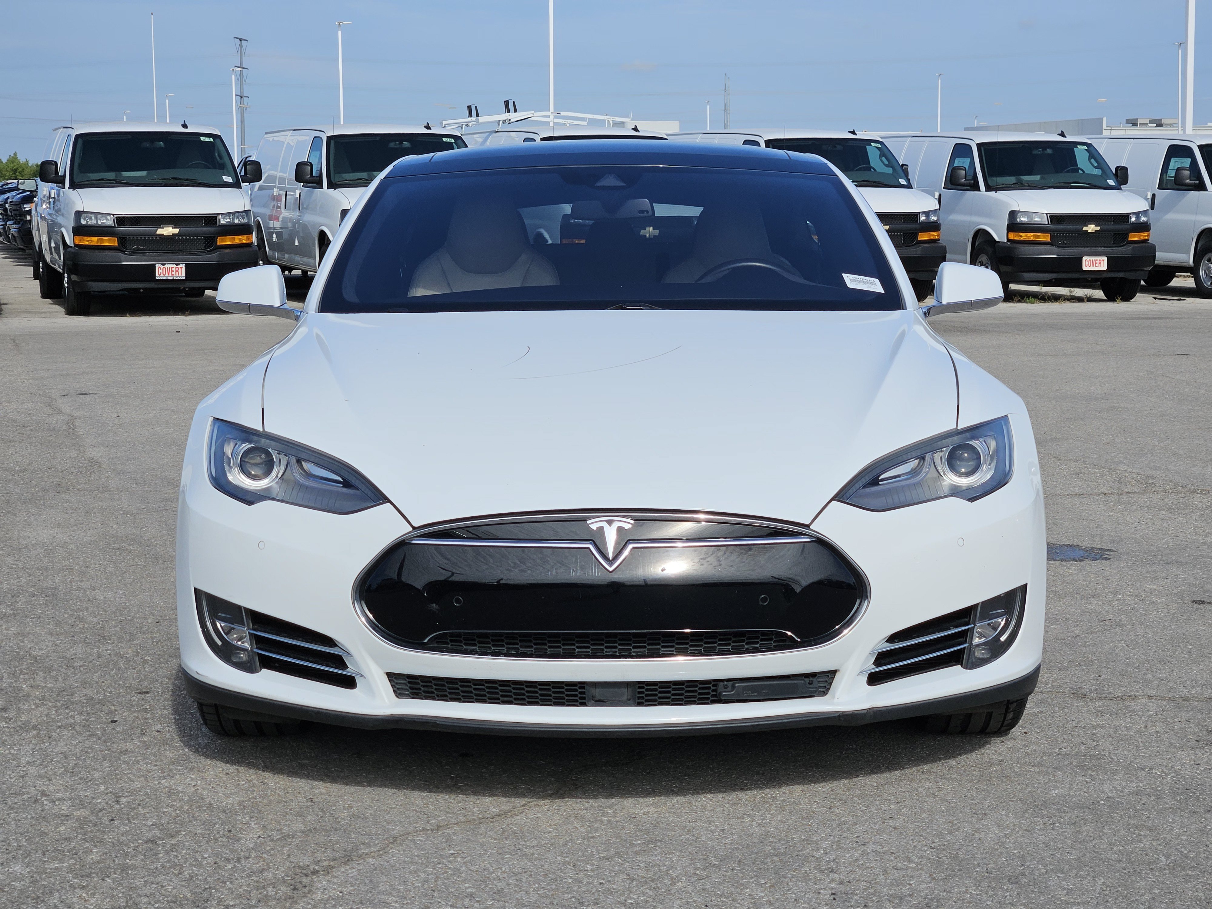 Used 2015 Tesla Model S 85D AWD/4WD image 2