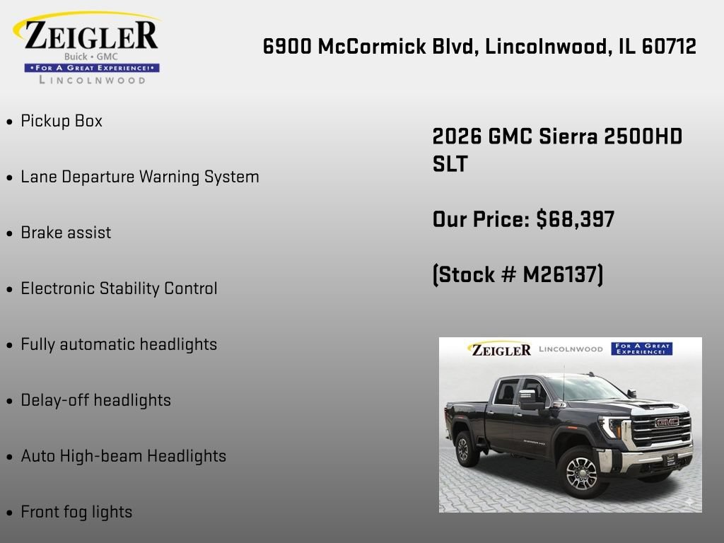 New 2026 GMC Sierra 2500 SLT AWD/4WD image 18
