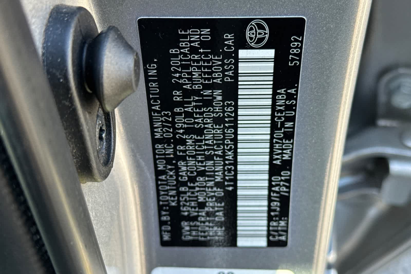 Certified 2023 Toyota Camry LE FWD image 32