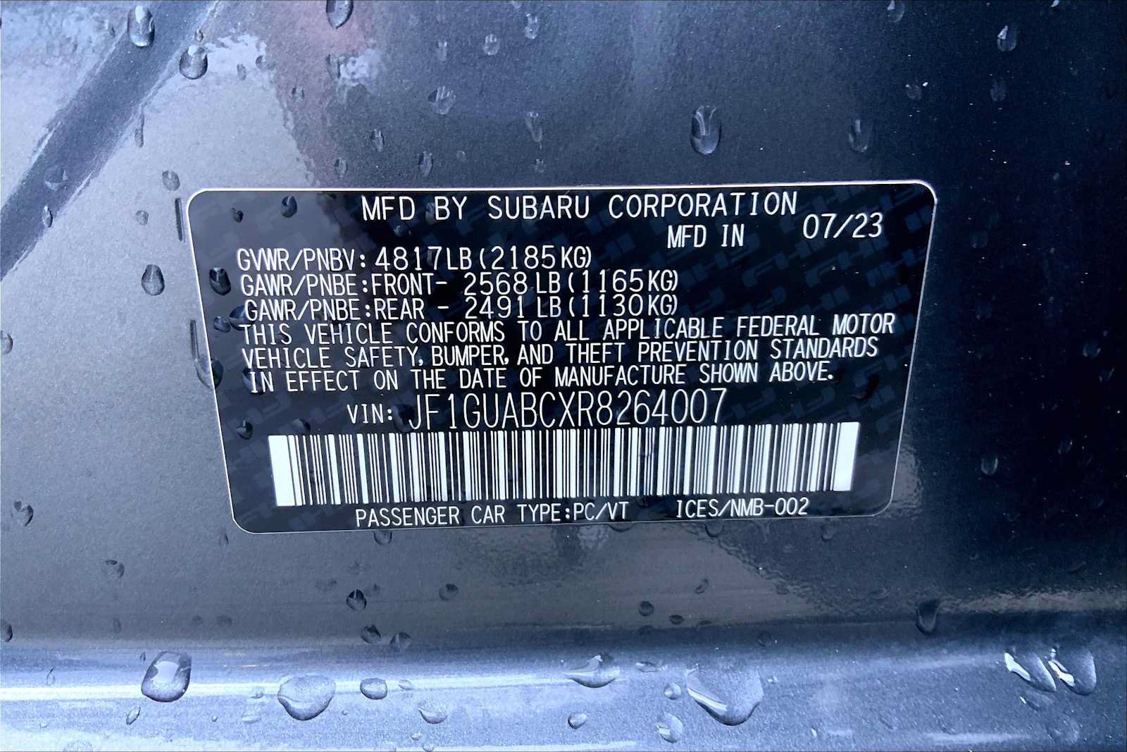 Certified 2024 Subaru Impreza 2.0i AWD/4WD image 32