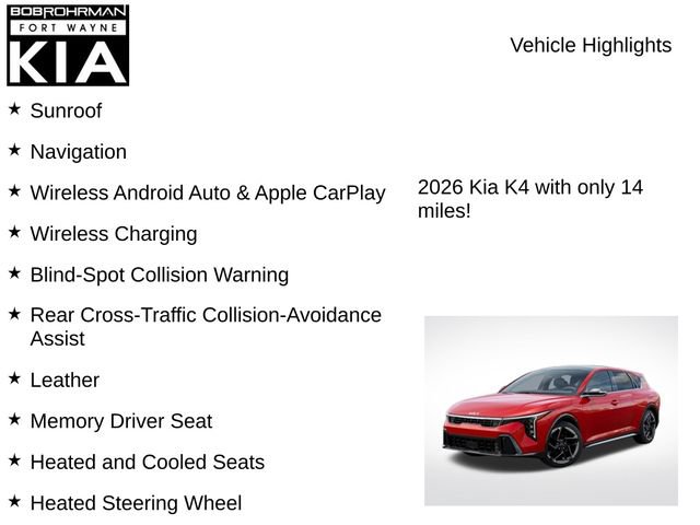 New 2026 Kia K4 GT-Line w/ GT-Line Premium Package FWD image 7