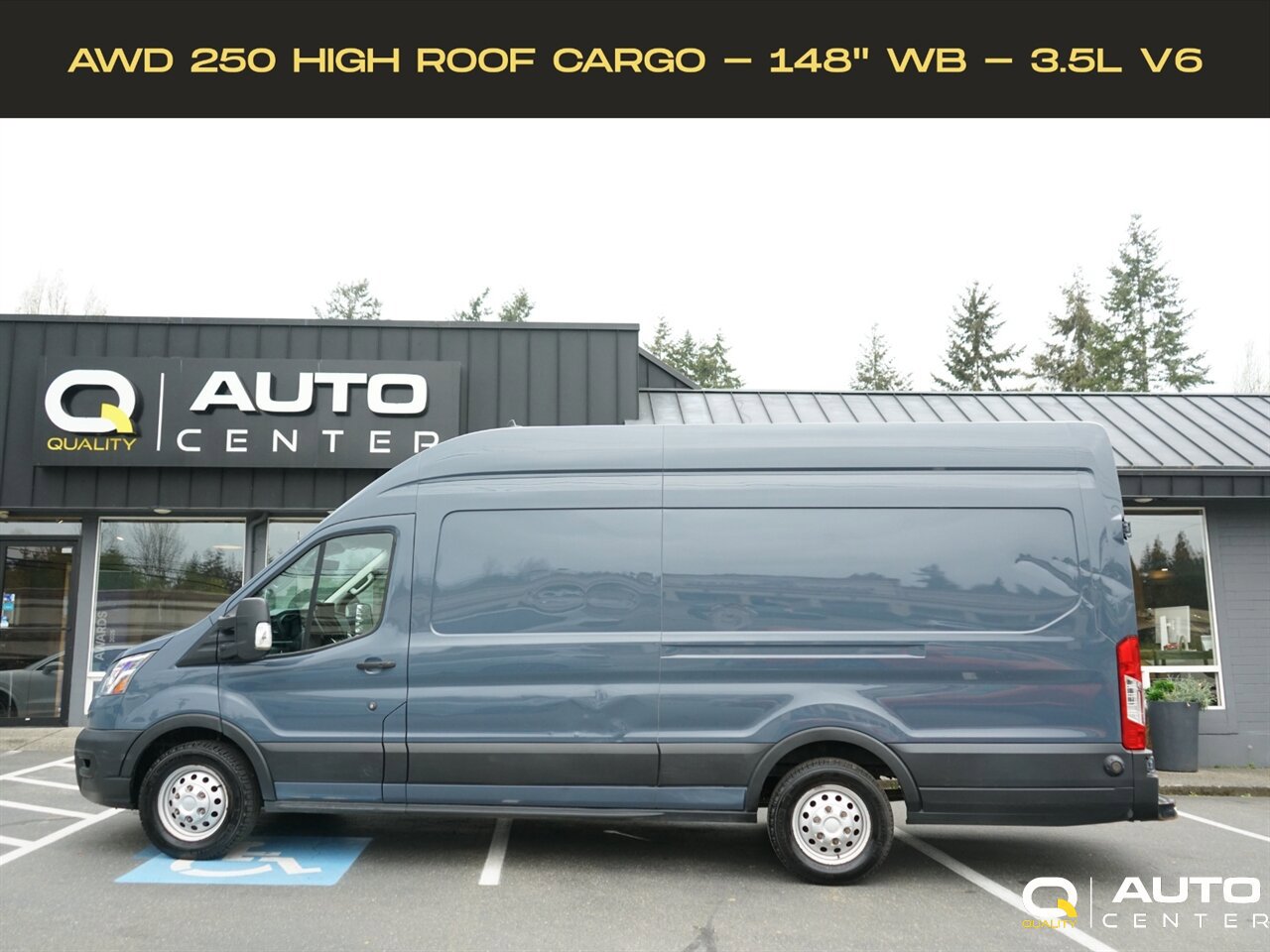 Used 2022 Ford Transit 250 148 High Roof Extended AWD w/ Parcel Delivery Package