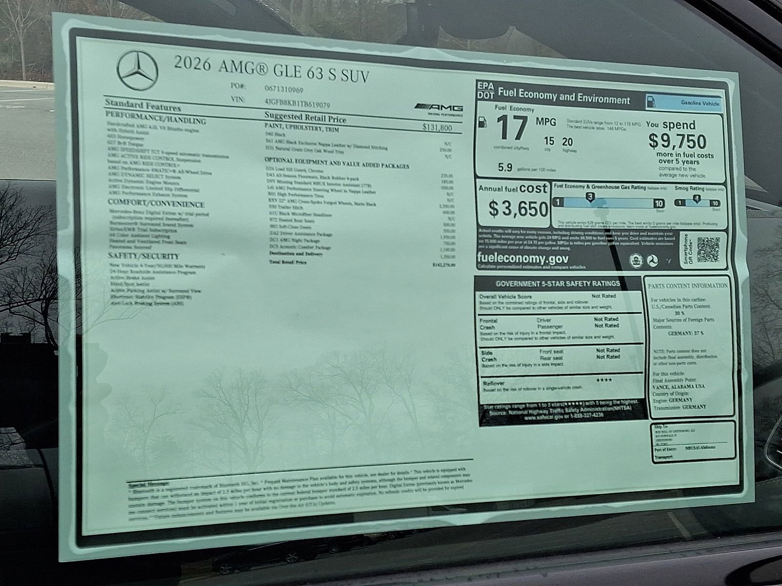New 2026 Mercedes-Benz GLE 63 AMG S image 19