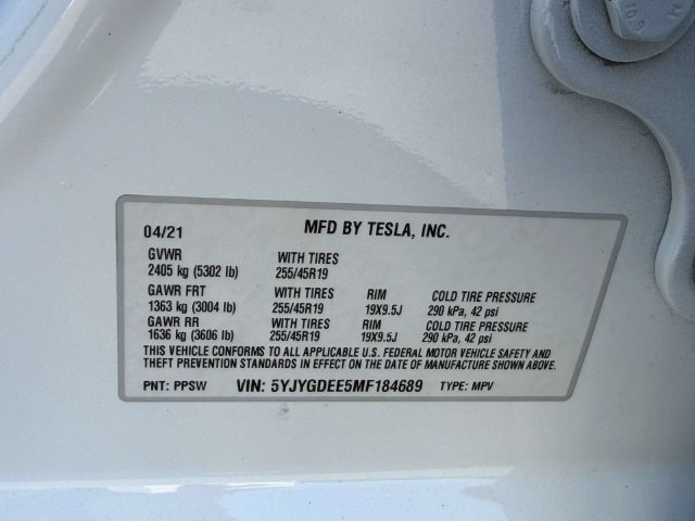 Used 2021 Tesla Model Y Long Range AWD/4WD image 29