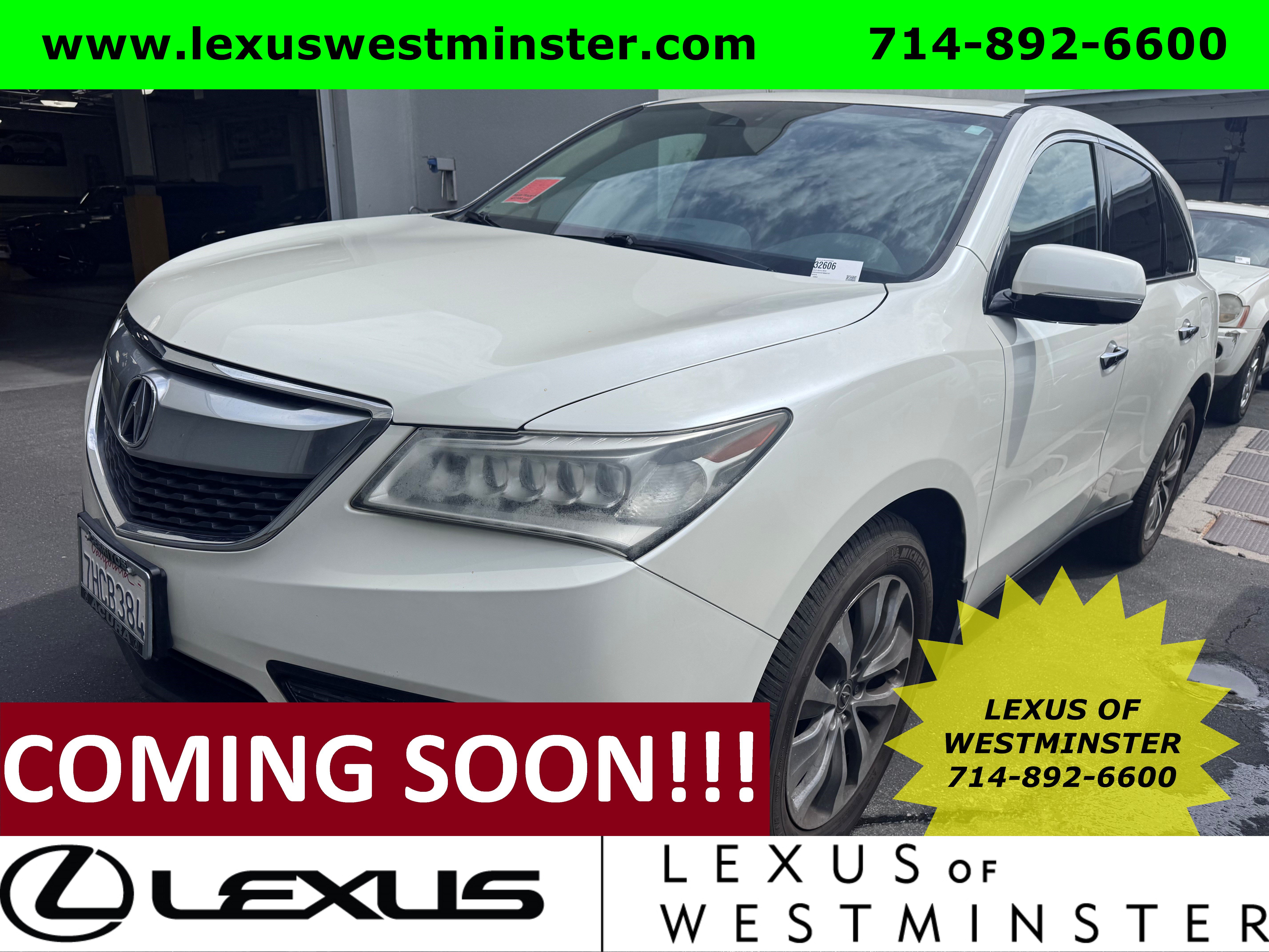 Used 2015 Acura MDX w/ Technology Package