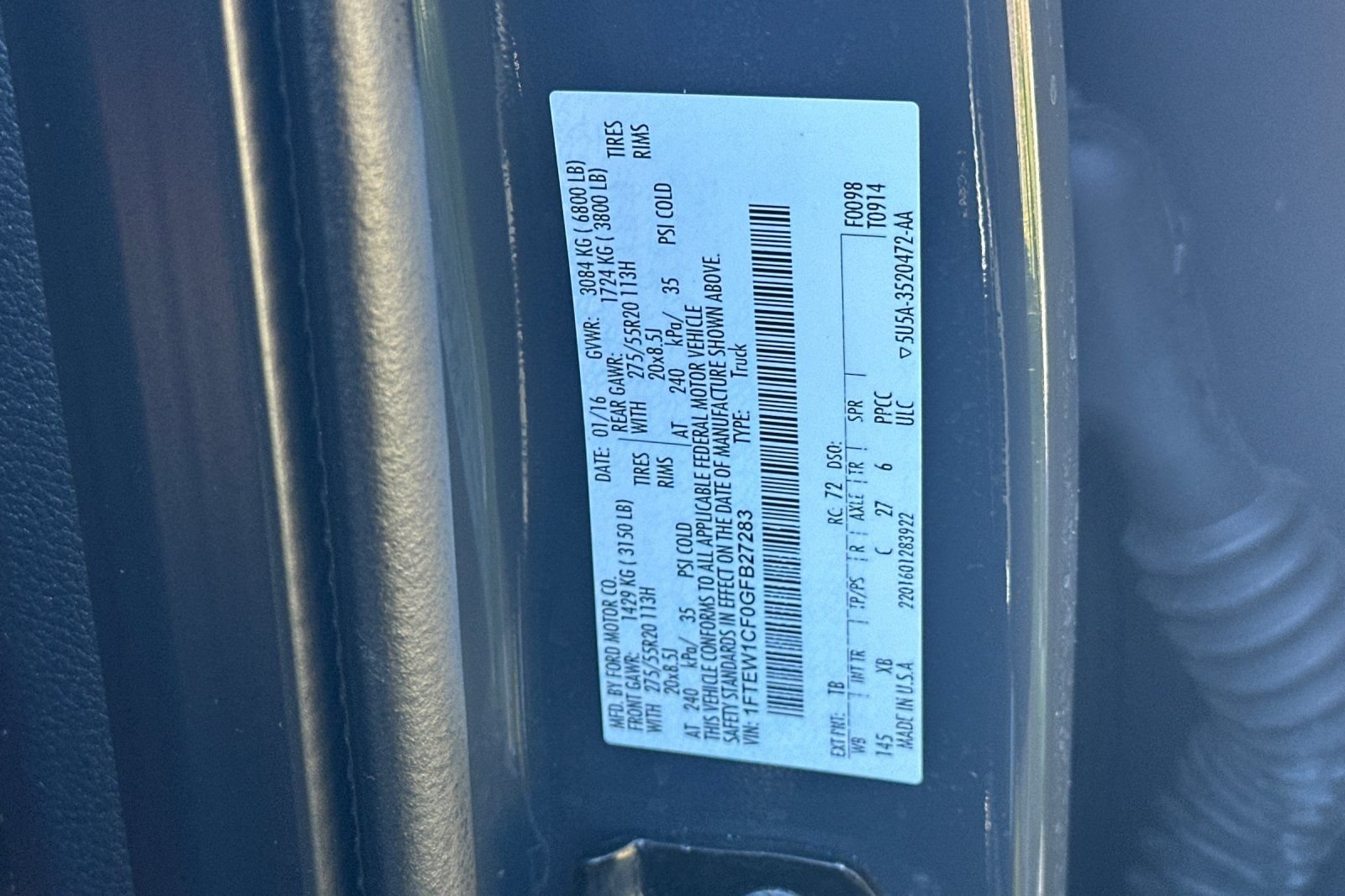 Used 2016 Ford F150 XLT w/ Equipment Group 302A Luxury RWD image 25