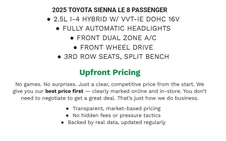 Used 2025 Toyota Sienna LE image 31