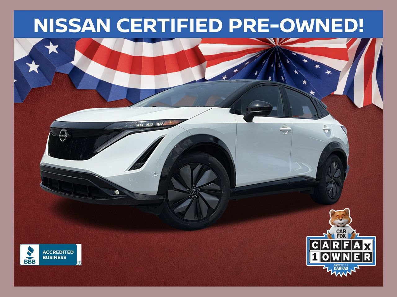 Certified 2024 Nissan Ariya AWD image 1