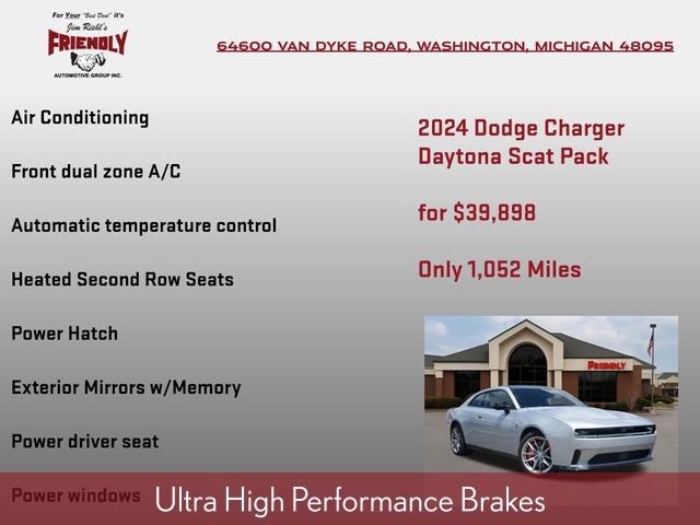 Used 2024 Dodge Charger Daytona Scat Pack w/ Plus Group AWD/4WD image 36