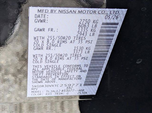 New 2026 Nissan Pathfinder Platinum FWD image 16