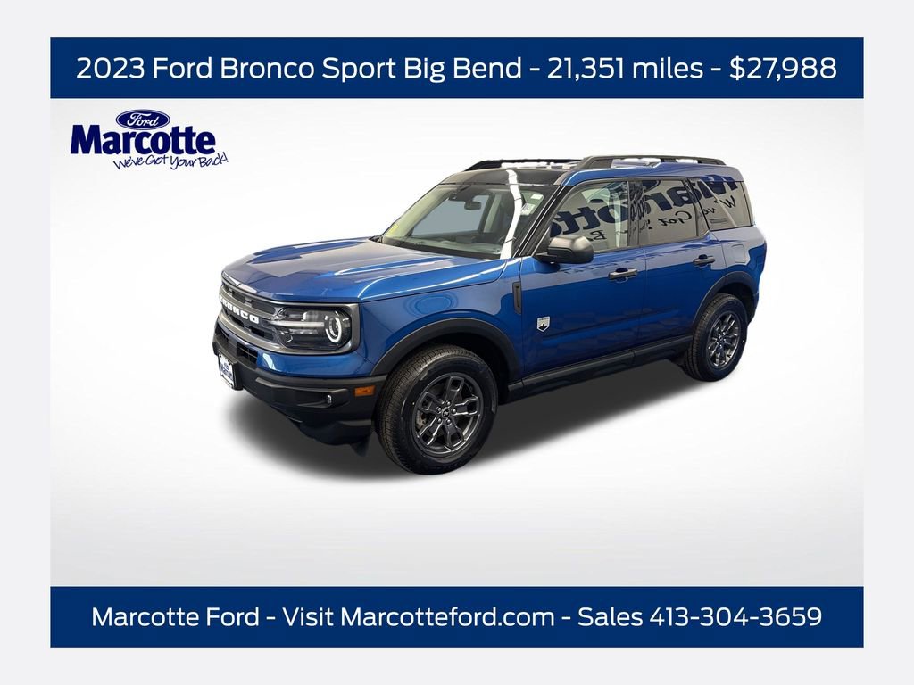 Certified 2023 Ford Bronco Sport Big Bend w/ Convenience Package AWD/4WD image 1