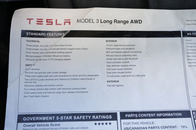 Used 2023 Tesla Model 3 Long Range AWD/4WD image 2
