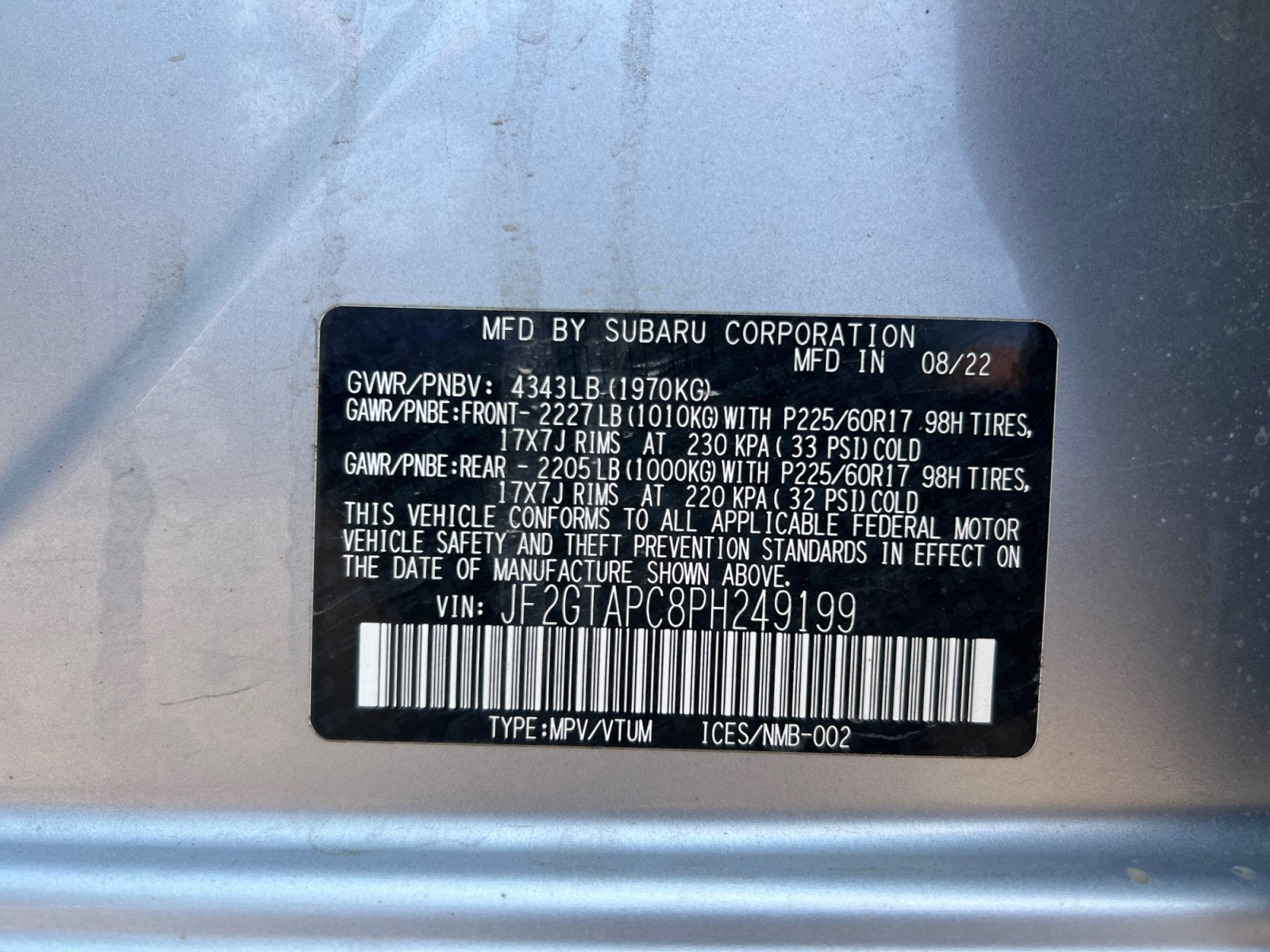 Used 2023 Subaru Crosstrek 2.0i Premium AWD/4WD image 23