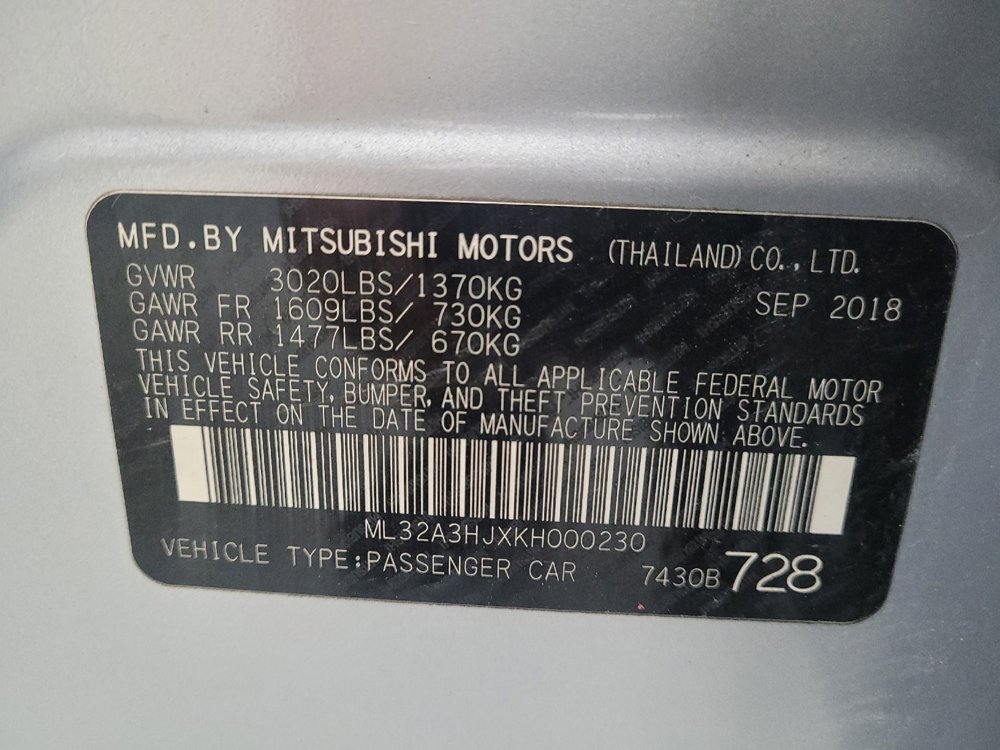 Used 2019 Mitsubishi Mirage ES image 33