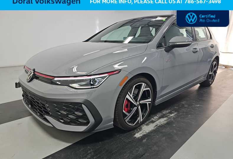 Used 2025 Volkswagen GTI SE w/ SE Leather Seating Package FWD image 1