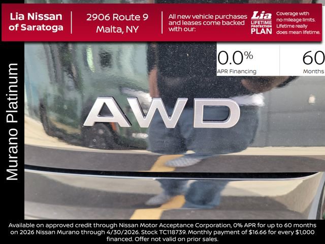 New 2026 Nissan Murano Platinum image 6