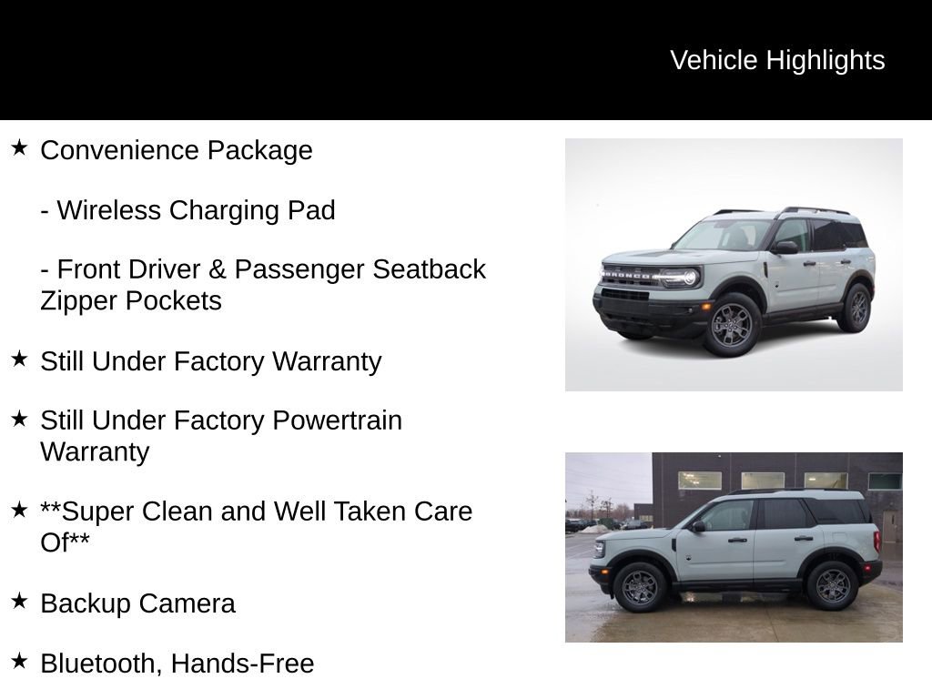 Used 2023 Ford Bronco Sport Big Bend w/ Convenience Package image 11