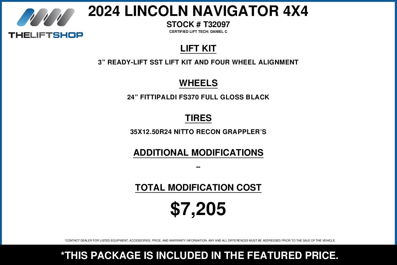 Used 2024 Lincoln Navigator Black Label AWD/4WD image 2
