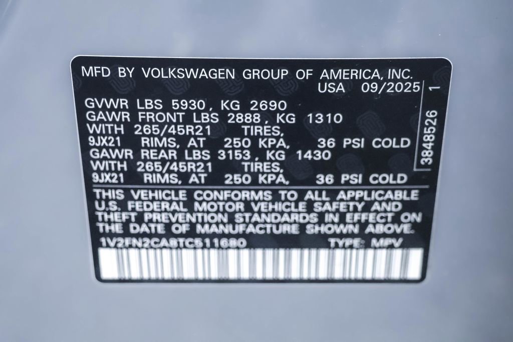 New 2026 Volkswagen Atlas SEL Premium R-Line image 44