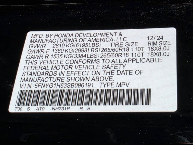 Certified 2025 Honda Pilot TrailSport image 35