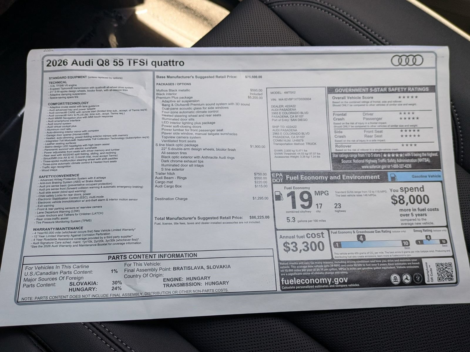 New 2026 Audi Q8 Premium Plus AWD/4WD image 18