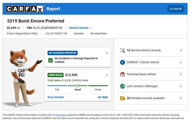 Used 2019 Buick Encore Preferred image 5