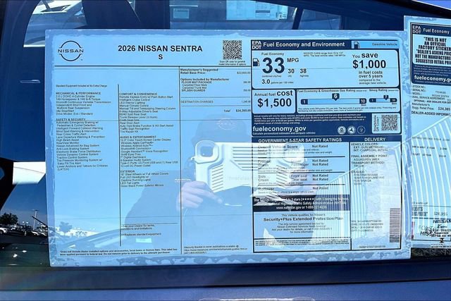 New 2026 Nissan Sentra S image 12