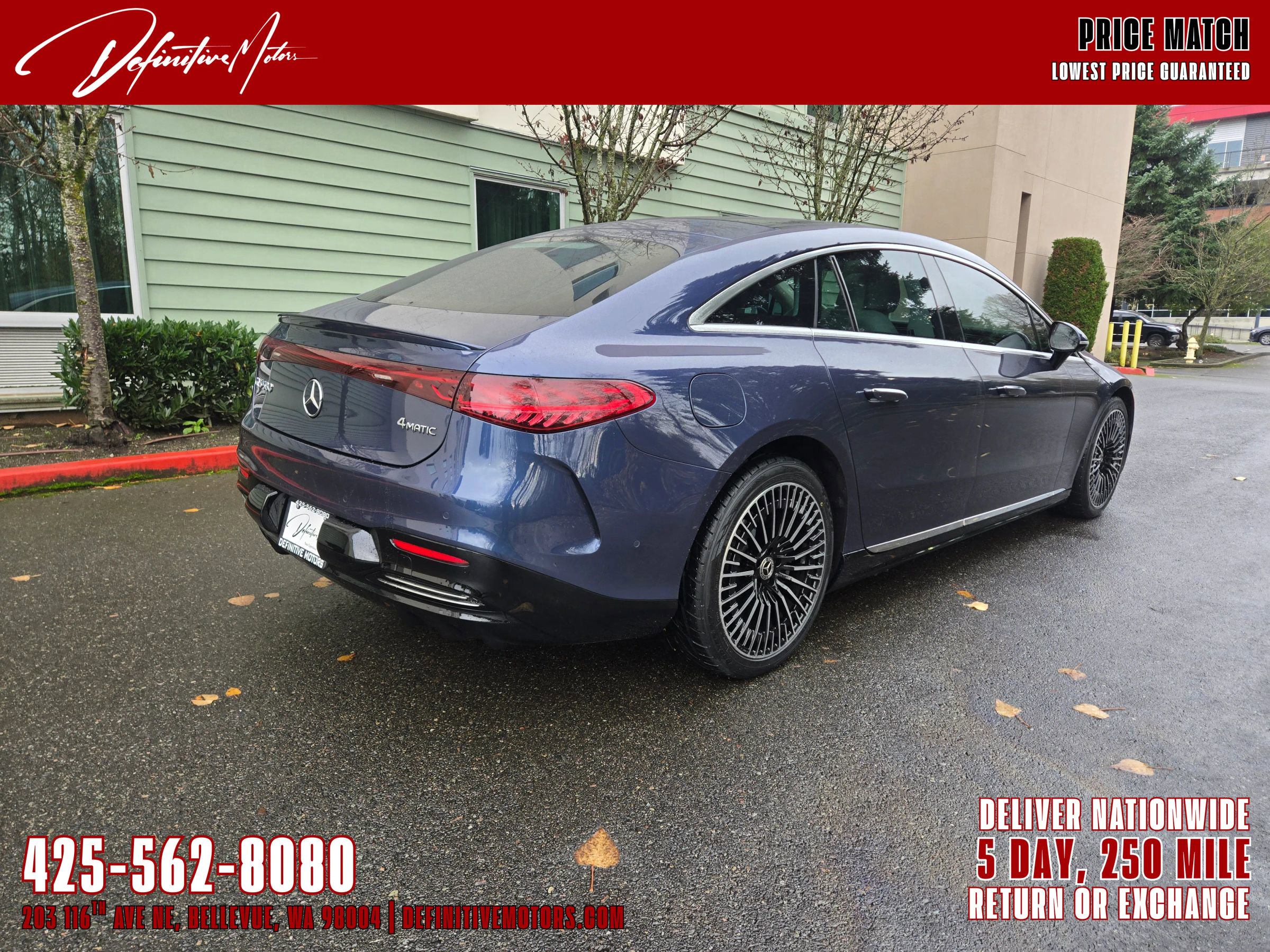 Used 2022 Mercedes-Benz EQS 580 4MATIC Sedan image 3