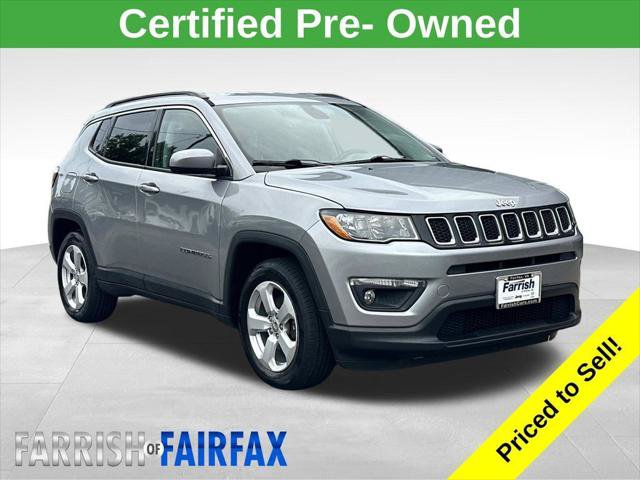 Certified 2019 Jeep Compass Latitude w/ Popular Equipment Group