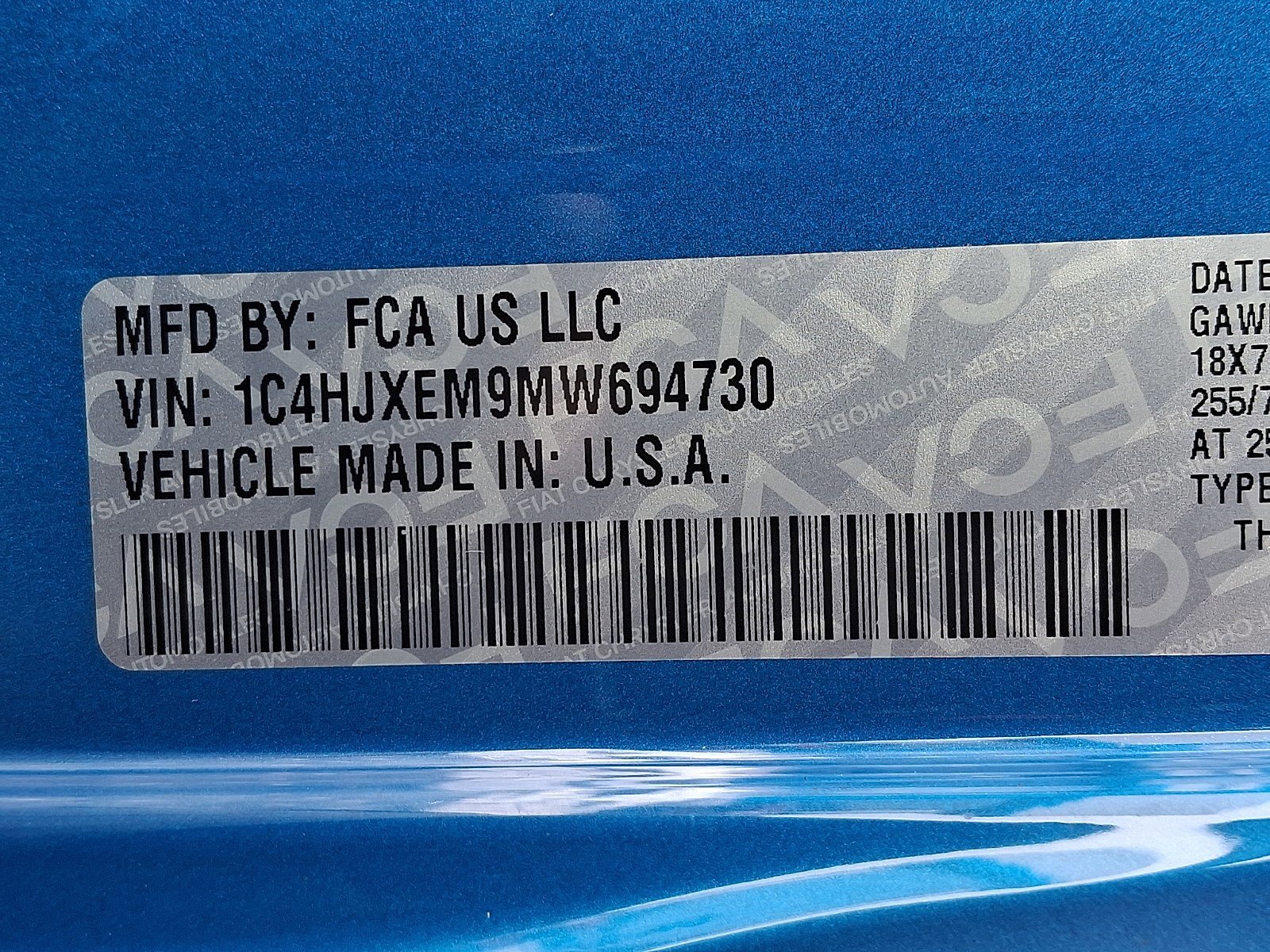Certified 2021 Jeep Wrangler Unlimited Sahara AWD/4WD image 29