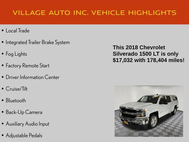 Used 2018 Chevrolet Silverado 1500 LT w/ Max Trailering Package AWD/4WD image 14