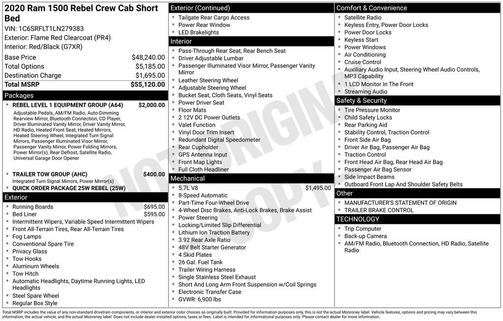 Used 2020 RAM 1500 Rebel w/ Rebel Level 1 Equipment Group image 31