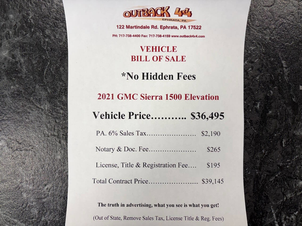 Used 2021 GMC Sierra 1500 Elevation w/ Preferred Package image 2