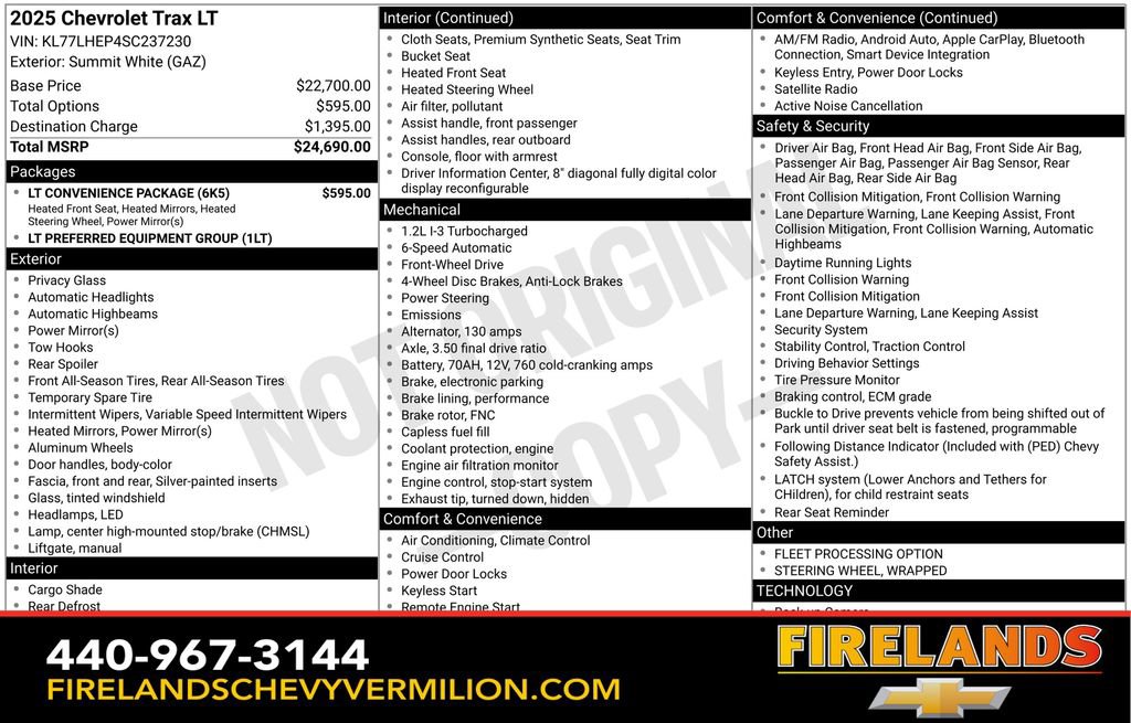 Certified 2025 Chevrolet Trax LT w/ LT Convenience Package image 2