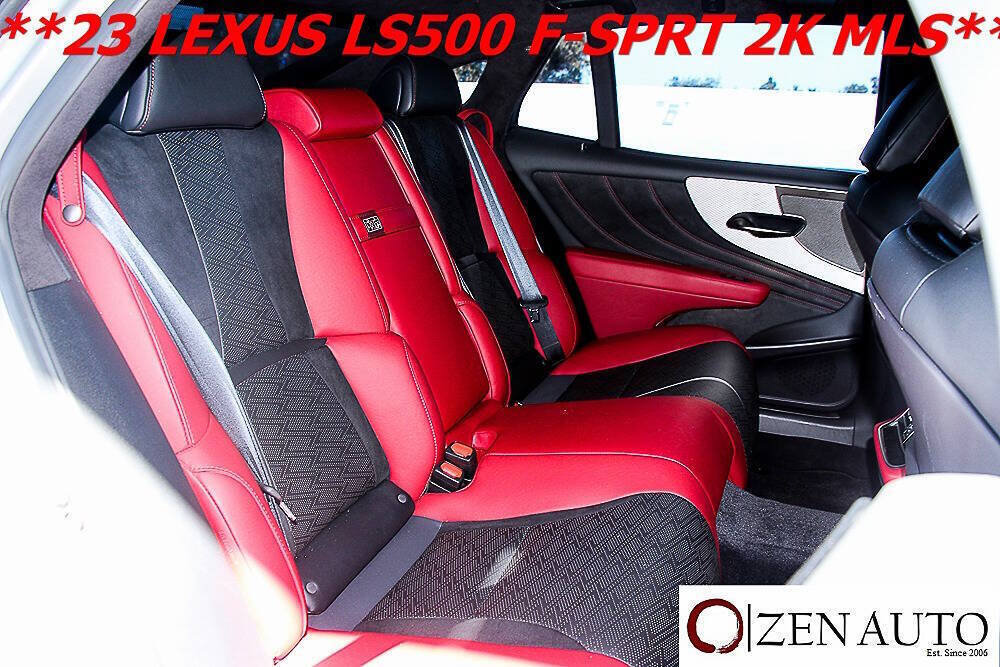 Used 2023 Lexus LS 500 F Sport w/ Cold Weather Package (CK) RWD image 38