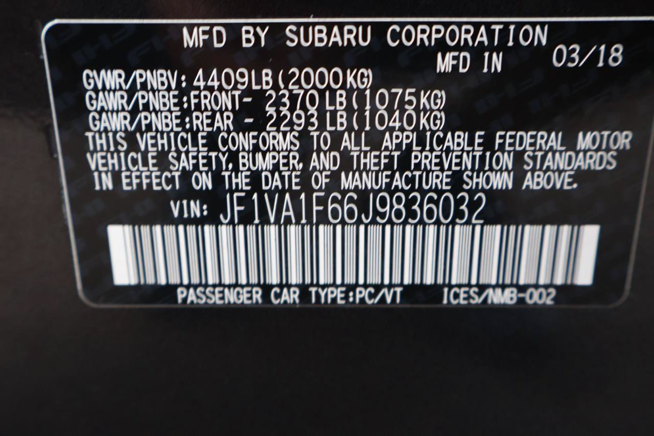 Used 2018 Subaru WRX Limited AWD/4WD image 17