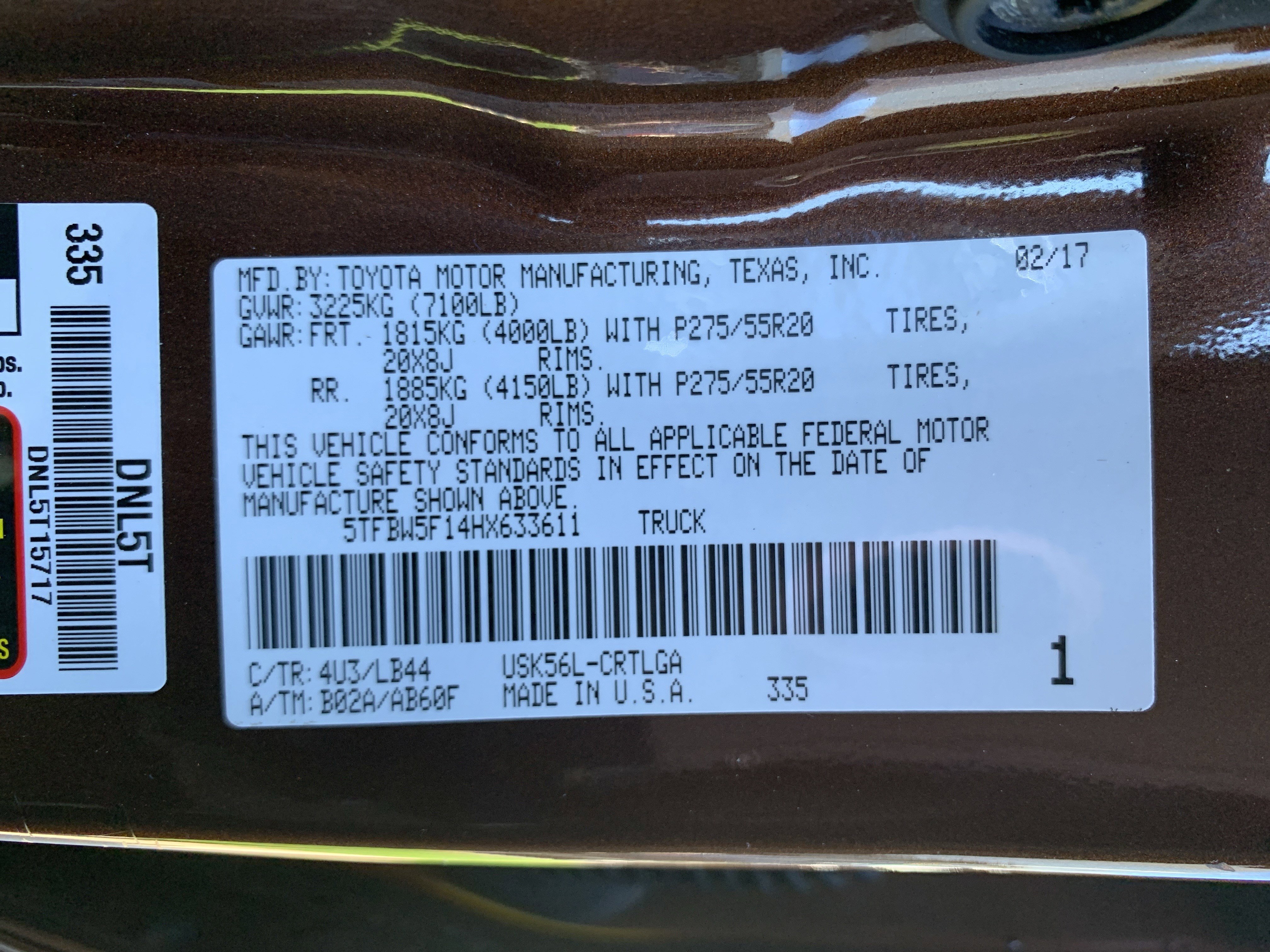 Used 2017 Toyota Tundra Limited w/ Limited Premium Package image 36