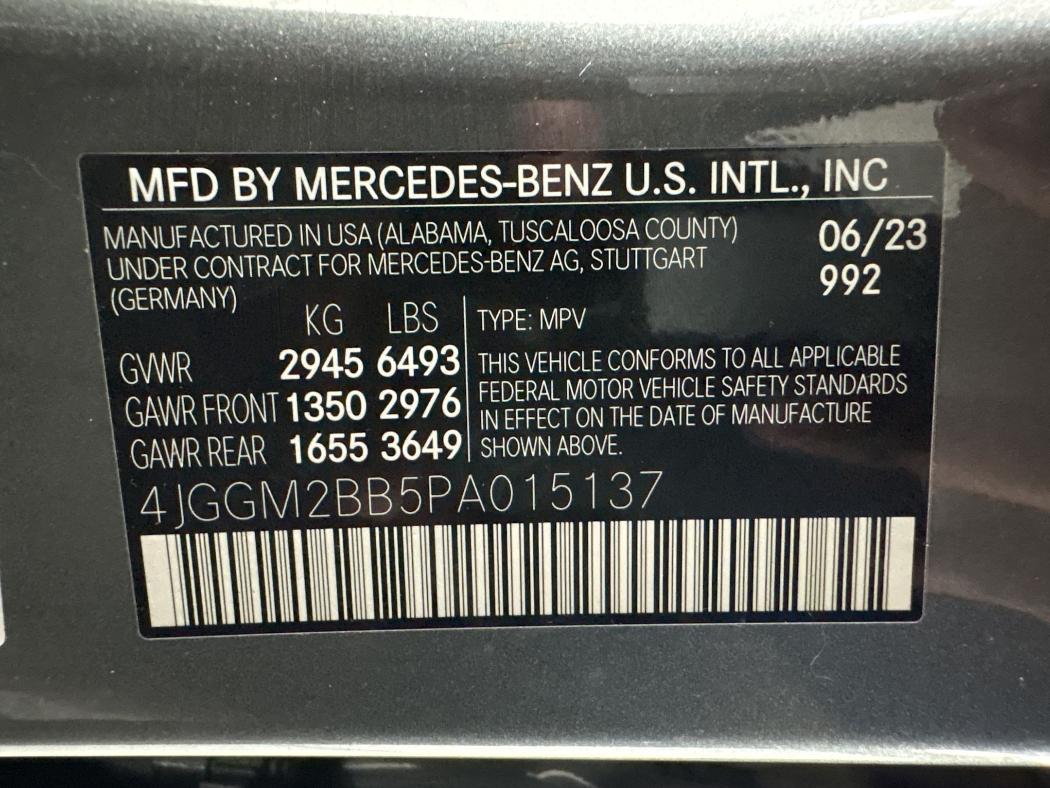 Certified 2023 Mercedes-Benz EQE 350+ SUV image 26