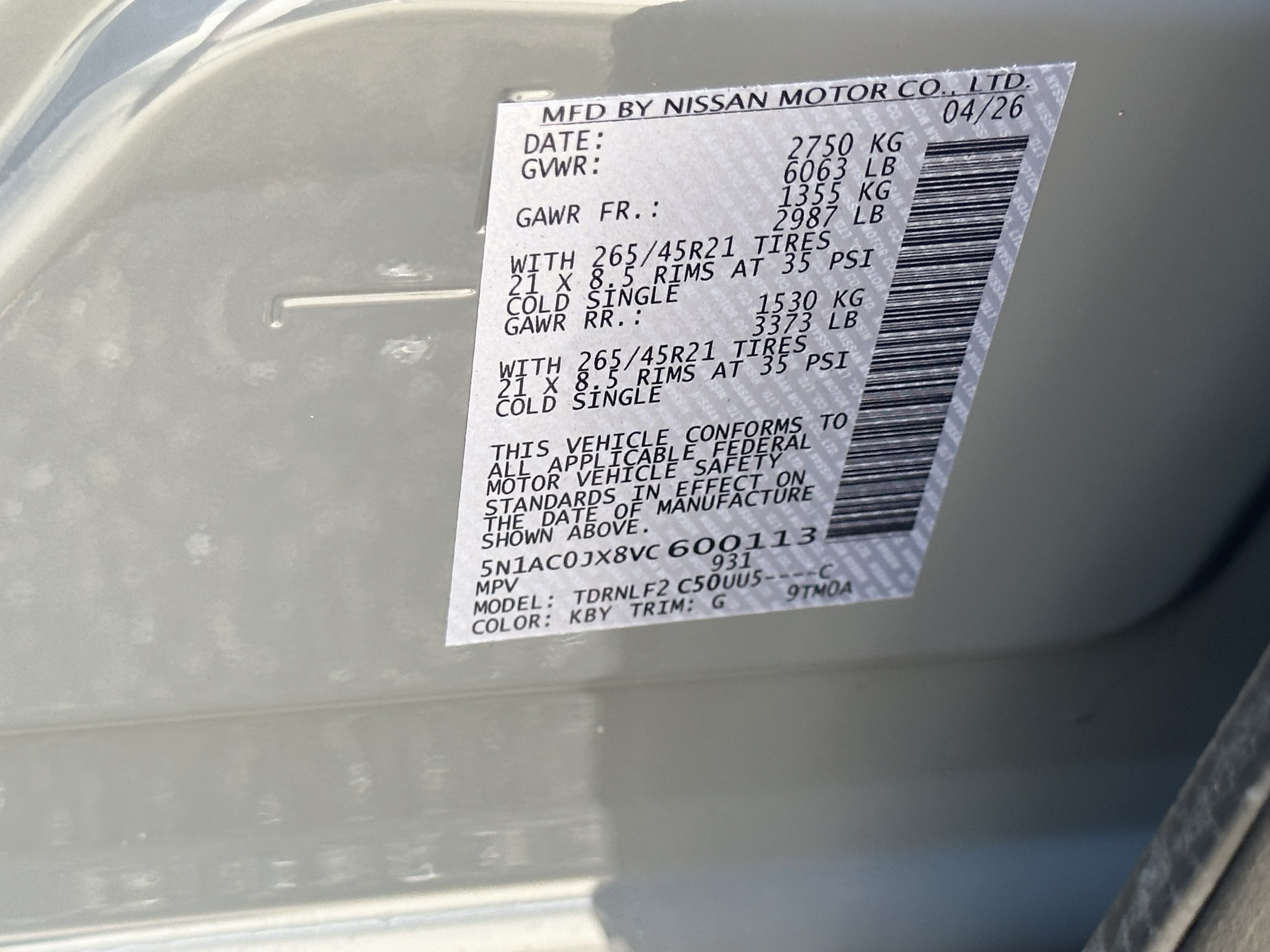 New 2027 INFINITI QX65 Autograph AWD/4WD image 34