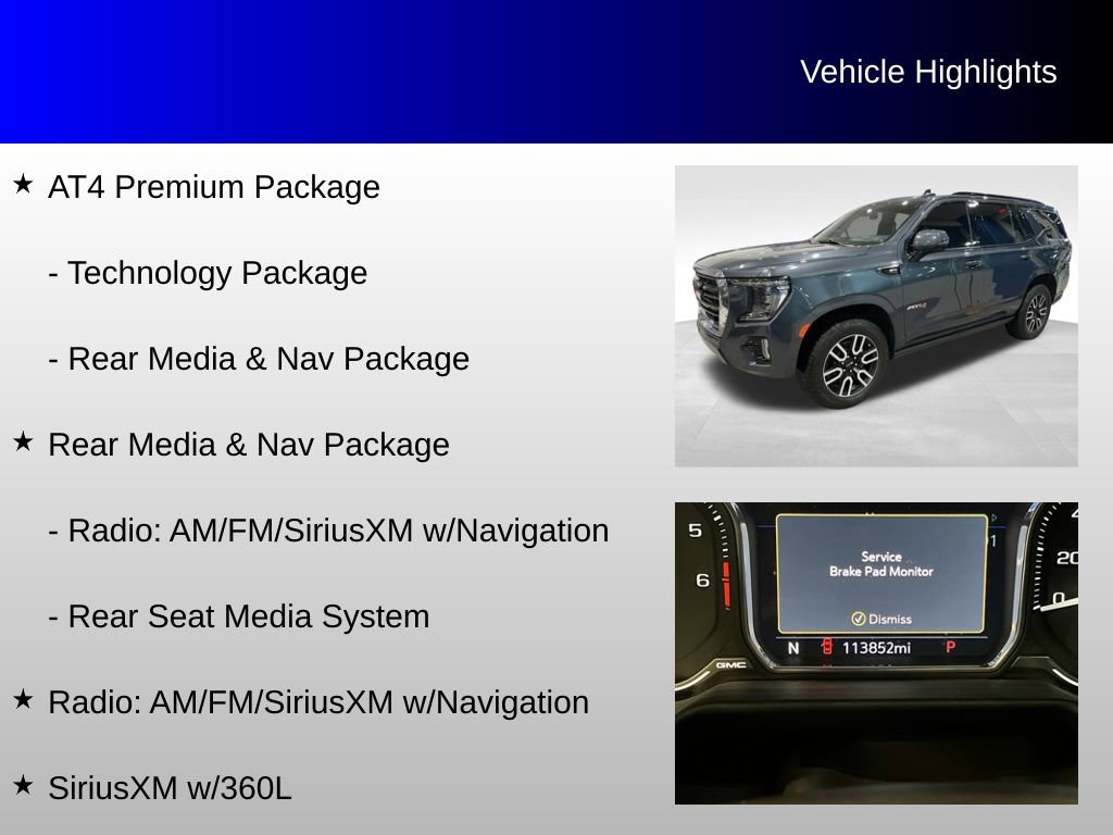 Used 2021 GMC Yukon AT4 w/ AT4 Premium Package image 24