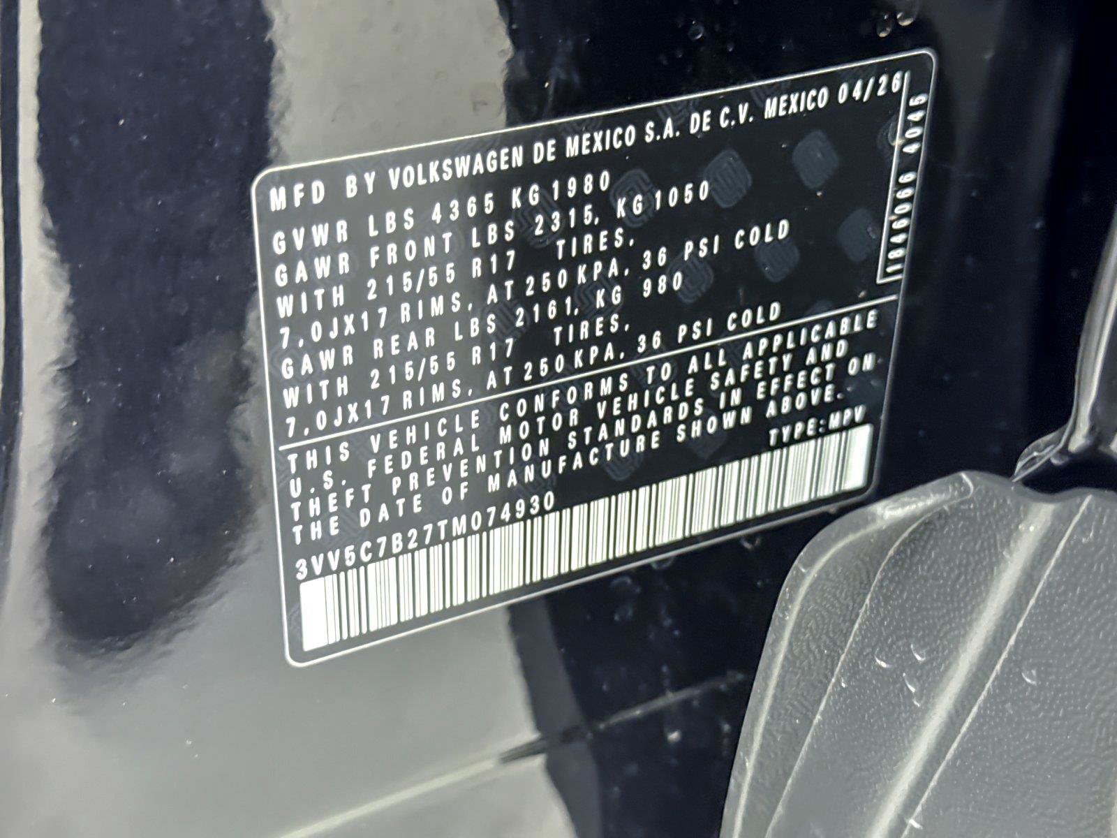 New 2026 Volkswagen Taos S FWD image 27