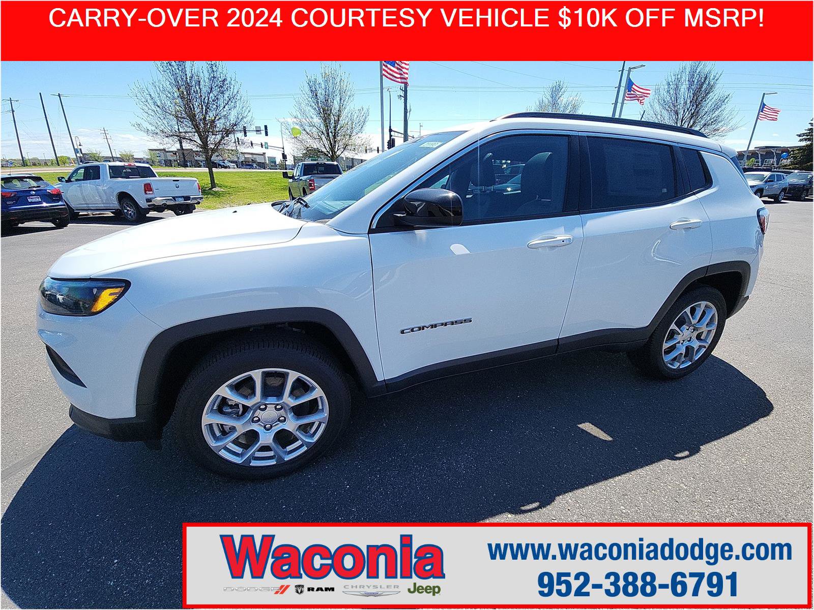 New 2024 Jeep Compass Latitude w/ Sun and Sound Group