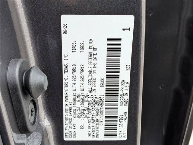 New 2026 Toyota Tundra SR5 RWD image 17
